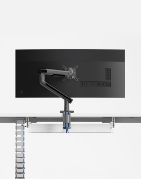 Snap Single Monitor Desk Mount with USB Ports