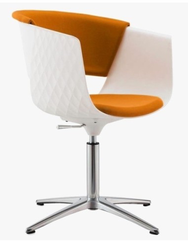 Vida Orange LT3 Modern Office Upholstered Leisure Chair