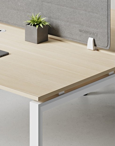 Ace Series Cluster of 2 Single Line Workstation