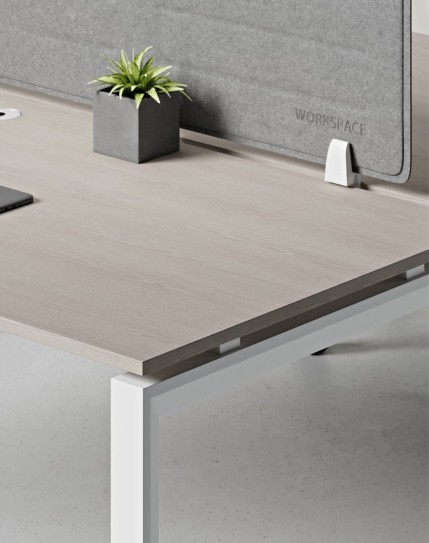 Ace Series Cluster of 2 Single Line Workstation