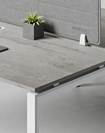 Ace Series Cluster of 2 Single Line Workstation