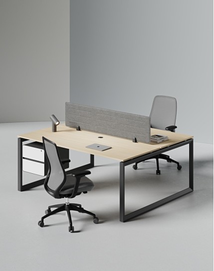 Ace Series Cluster of 2x Face to Face Workstation