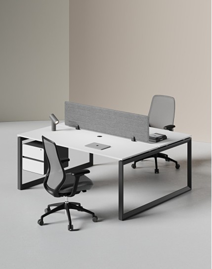 Ace Series Cluster of 2x Face to Face Workstation