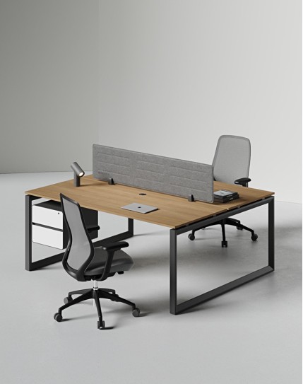 Ace Series Cluster of 2x Face to Face Workstation