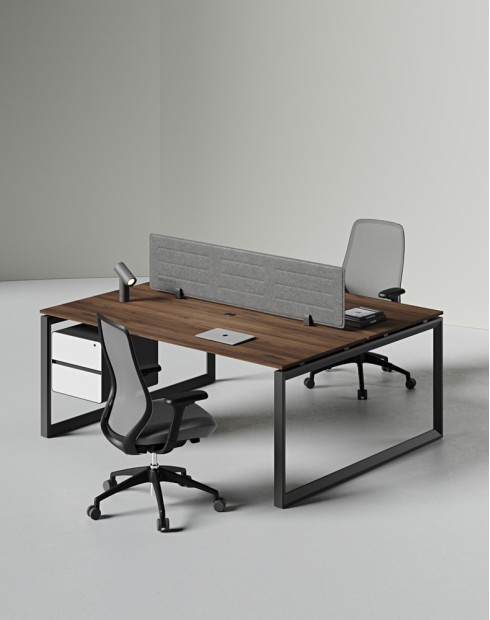 Ace Series Cluster of 2x Face to Face Workstation