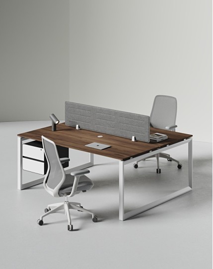 Ace Series Cluster of 2x Face to Face Workstation