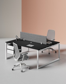 Ace Series Cluster of 2x Face to Face Workstation 2