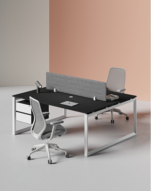 Ace Series Cluster of 2x Face to Face Workstation