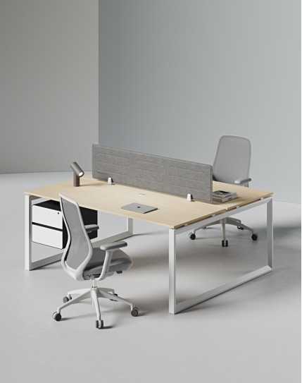 Ace Series Cluster of 2x Face to Face Workstation