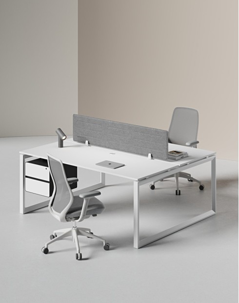 Ace Series Cluster of 2x Face to Face Workstation