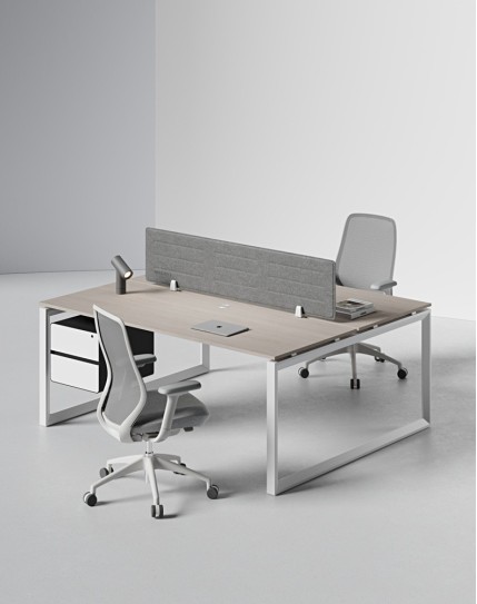 Ace Series Cluster of 2x Face to Face Workstation