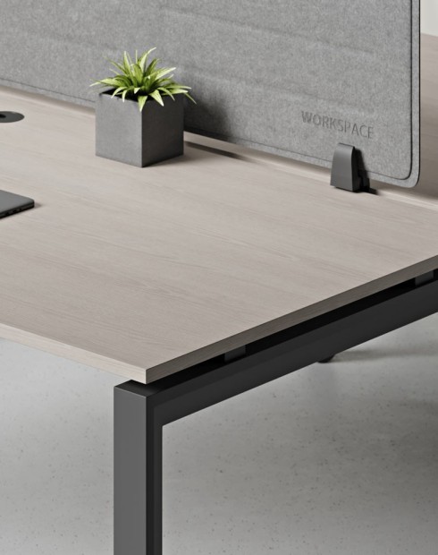 Ace Series Cluster of 2x Face to Face Workstation