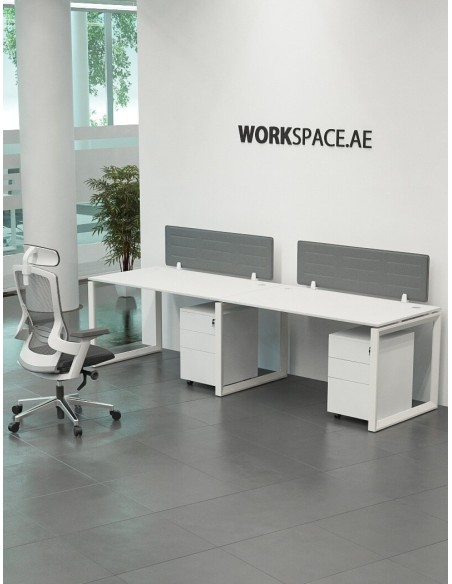 Ace Series Cluster of 2 Single Line Workstation