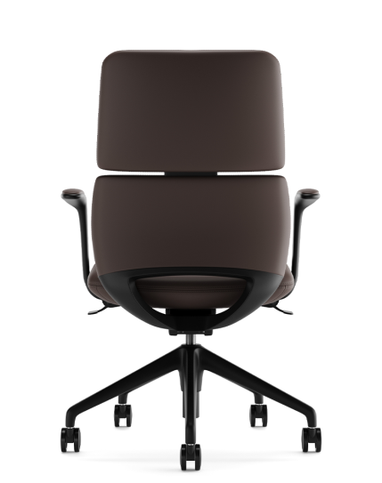 Maya Genuine Leather Low Back Executive Chair