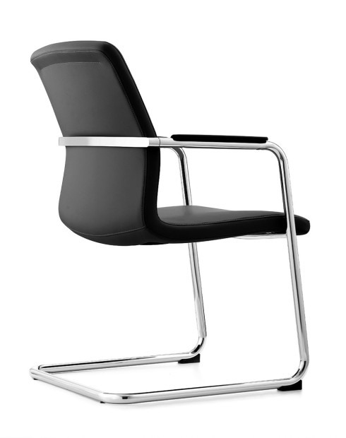 Vera Genuine Leather Visitor Chair