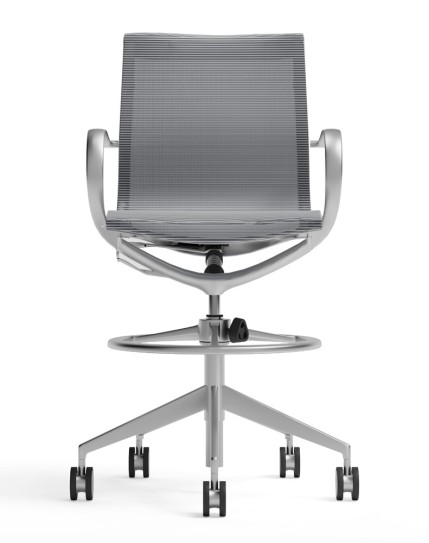 Sterling Mesh Drafting Counter Chair