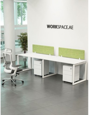 Ace Series Cluster of 2 Single Line Workstation