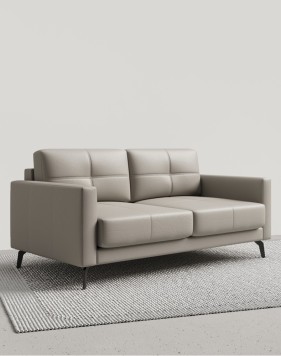 Ayuni Genuine Leather Three Seater Sofa