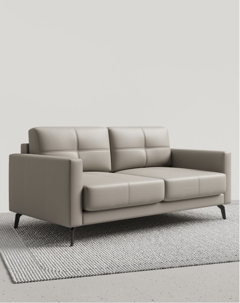 Ayuni Genuine Leather Three Seater Sofa