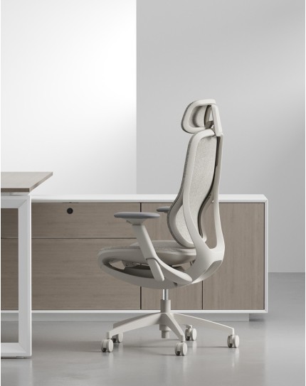 Modena White Ergonomic Executive Chair