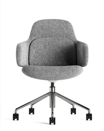 Liwa Grey Swivel Chair