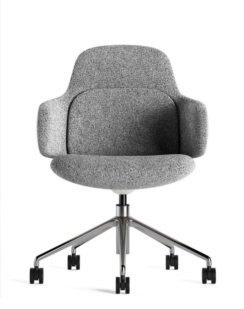 Liwa Grey Swivel Chair