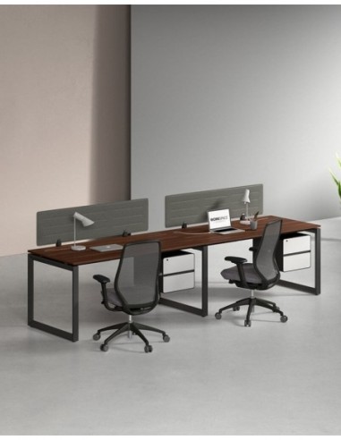 Ace Series Cluster of 2 Single Line Workstation