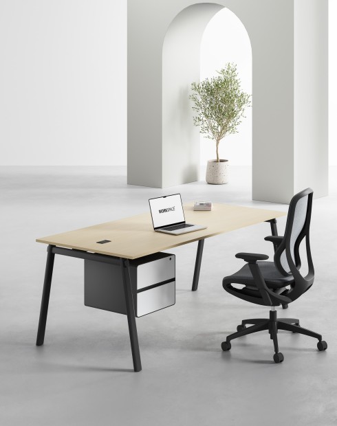 AVA Series Rectangular Executive Desk Artisan B