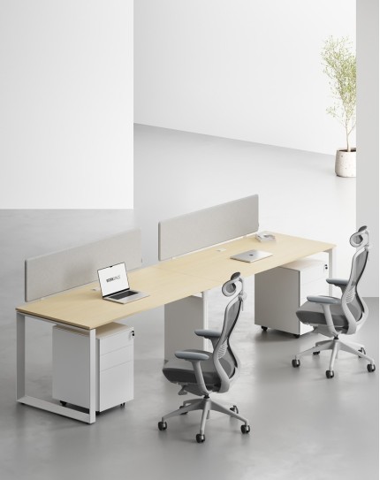 Ace Series Cluster of 2 Single Line Workstation Artisan W