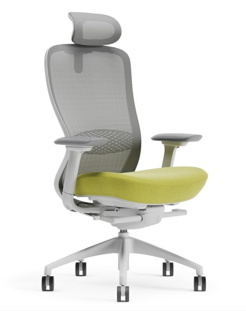 VX1 White Performance Ergonomic Chair