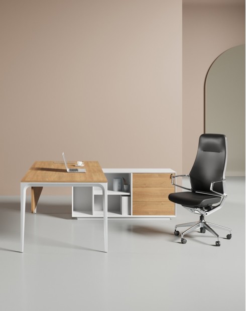 ARC Pro Designer Series L-Shape Executive Desk