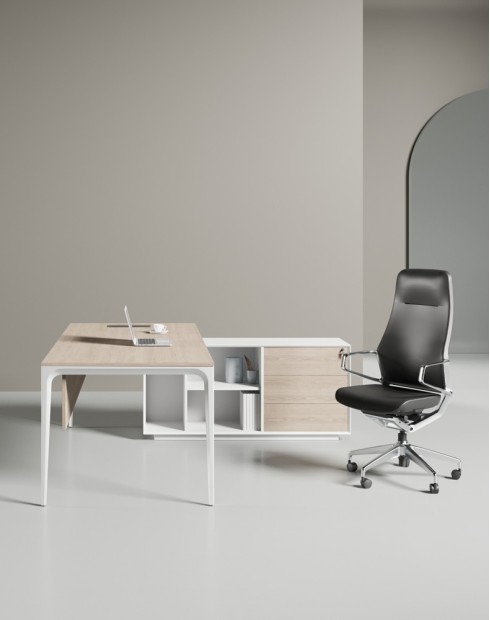 ARC Pro Designer Series L-Shape Executive Desk