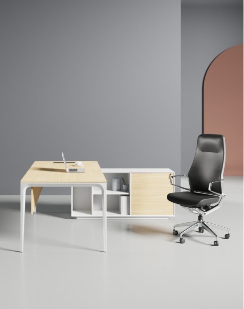 ARC Pro Designer Series L-Shape Executive Desk