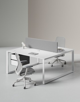 Ace Series Cluster of 2x Face to Face Workstation