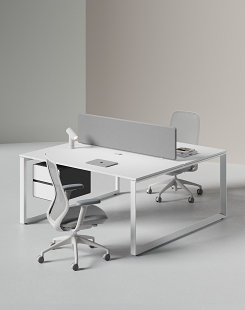 Ace Series Cluster of 2x Face to Face Workstation