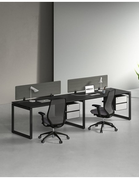 Ace Series Cluster of 2 Single Line Workstation