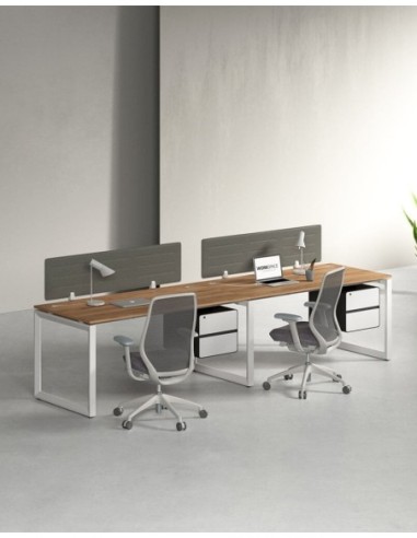 Ace Series Cluster of 2 Single Line Workstation