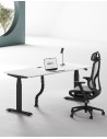 Max Series Dual Motor Electric Height Adjustable Standing Desks White B