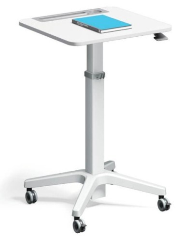 Leo Minimalist Mobile Height Adjustable Table