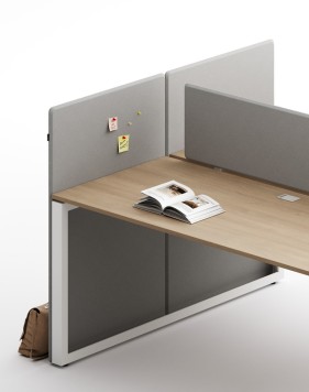 Fabric Wrapped Workstation Acoustic Panel 2