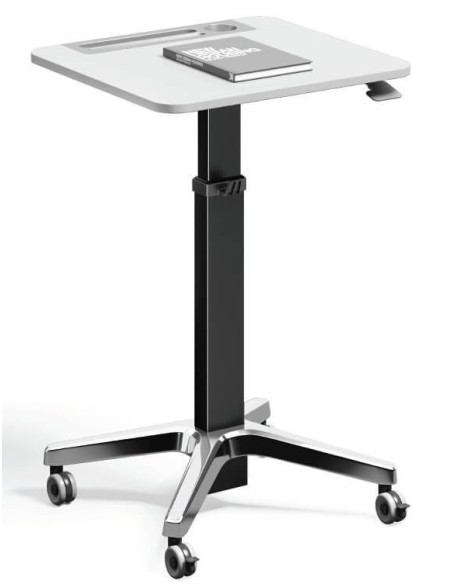 Leo Minimalist Mobile Height Adjustable Table