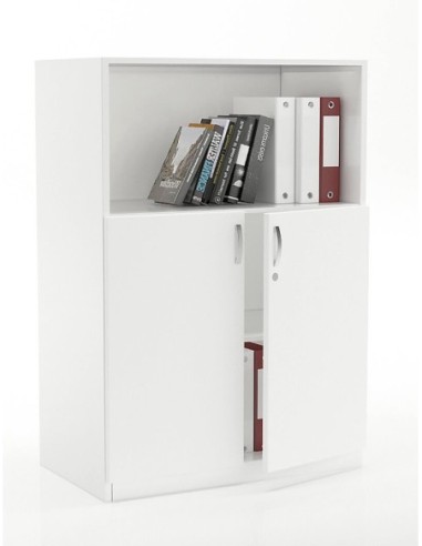Vetrina Low Height with Open Bookcase Shelf