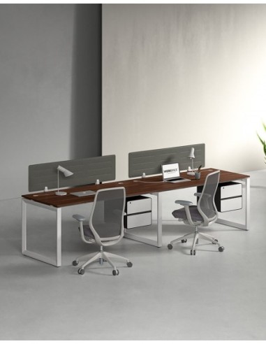 Ace Series Cluster of 2 Single Line Workstation