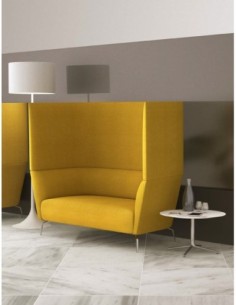 Kas Two Seater Acoustic High Back Sofa 2