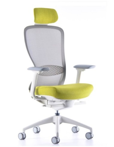 VX1 White Performance Ergonomic Chair