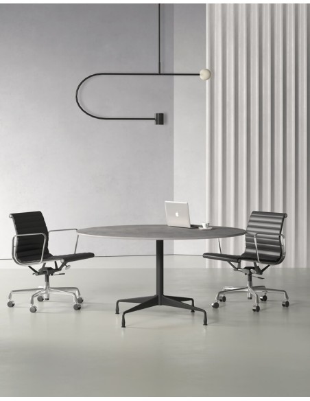 Stellar Chrome Designer Round Meeting Table