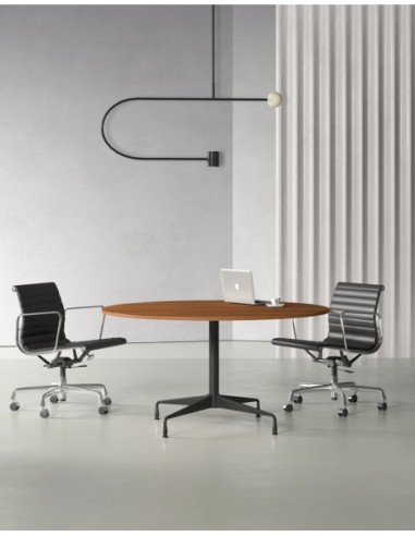 Stellar Chrome Designer Round Meeting Table