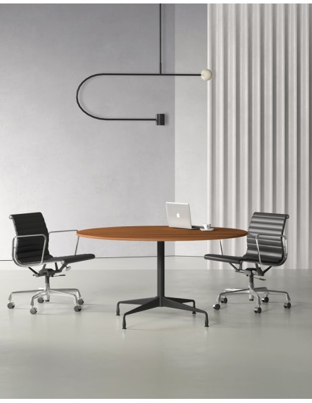 Stellar Chrome Designer Round Meeting Table