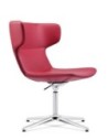 Rossa Leather Rose Red Chair