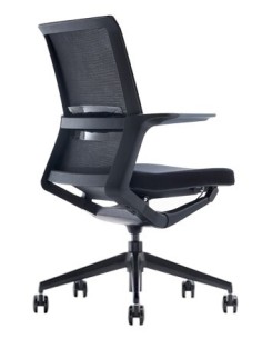 Wing Black Modern Multi-Task Office Chair 2